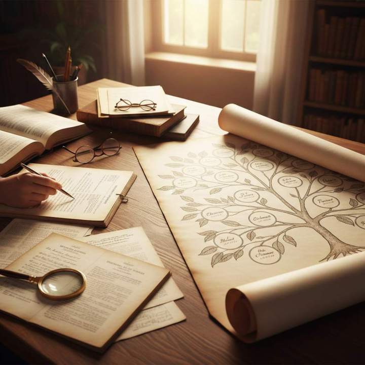 Visualisation de votre lignée familiale sur plusieurs générations