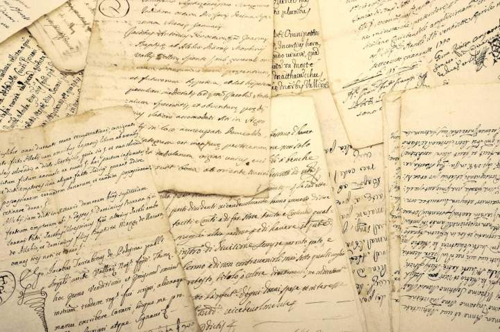 Texte manuscrit ancien Rennes